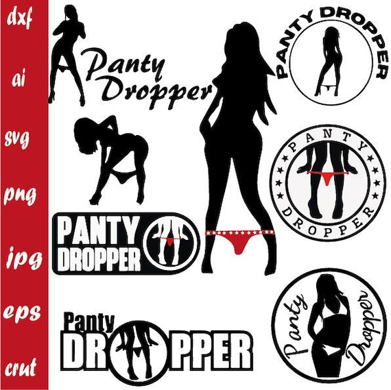 Panty Dropper Bundle Pack Svg, Bumper Sticker Svg, Car Sticker