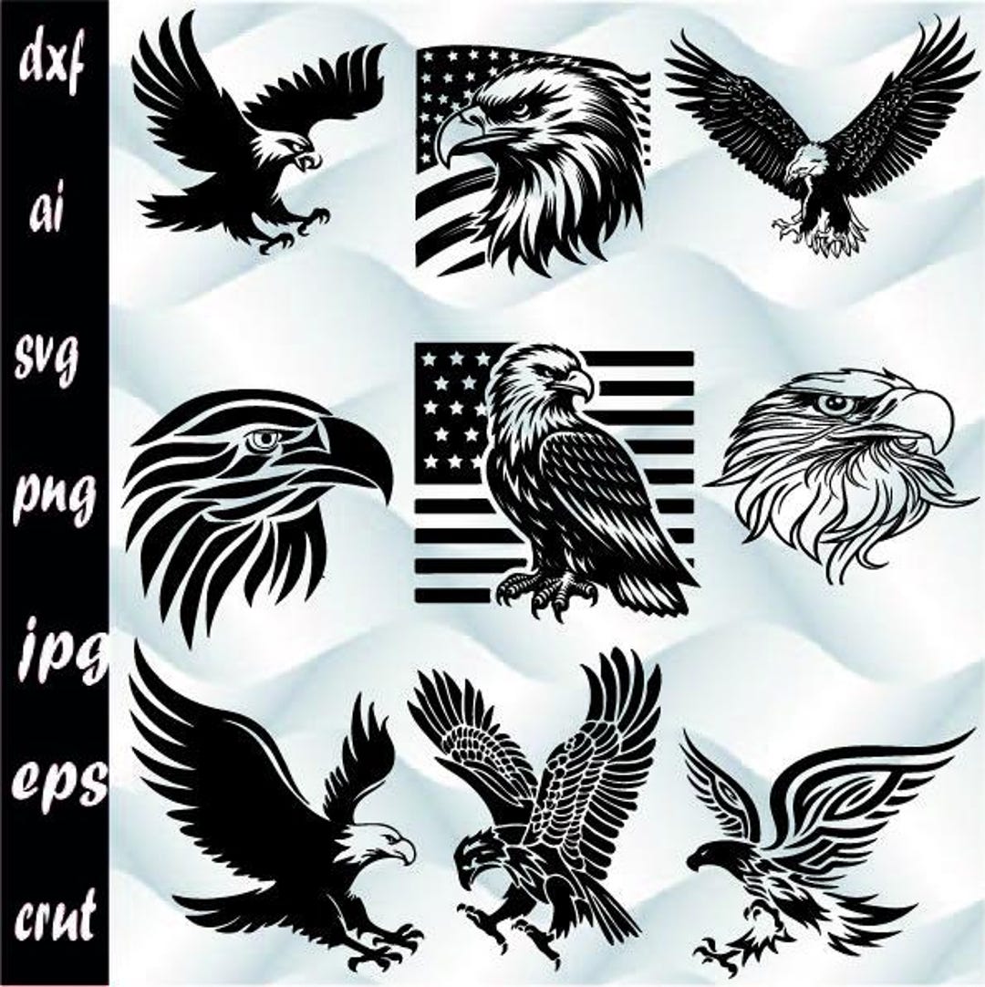 Eagle Svg, Eagle Head Clipart, Eagle Face Svg, Eagle Svg Cut Files ...