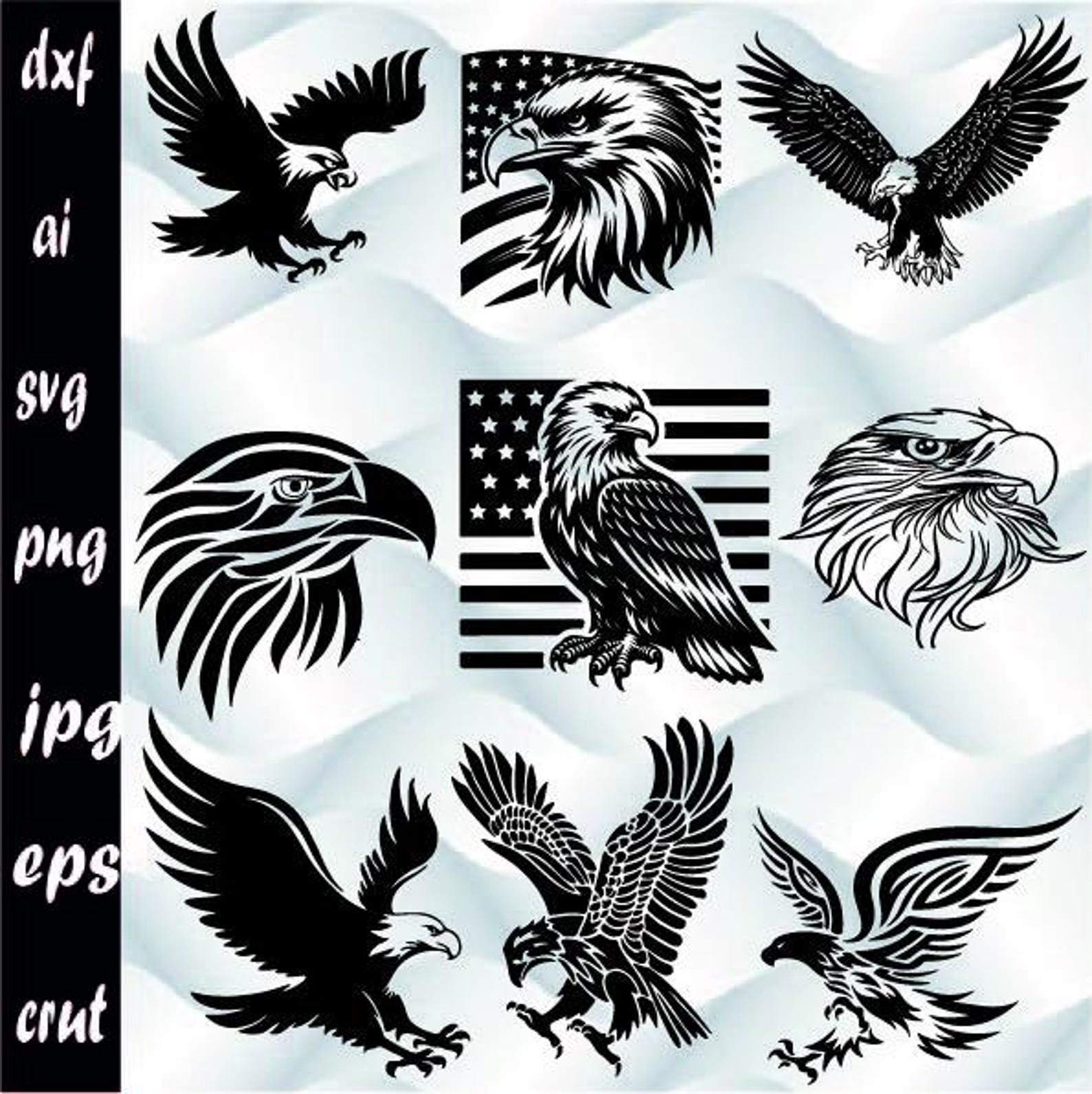 Eagle Svg, Eagle Head Clipart, Eagle Face Svg, Eagle Svg Cut Files ...
