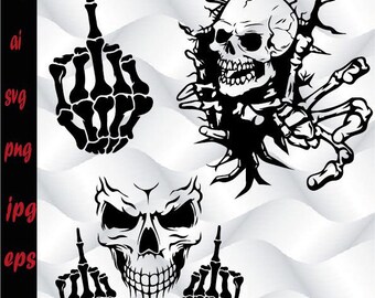 Skull | Skull Svg | Skeleton Svg | Grim Reaper | Skull Png | Skull Svg Bundle | Transparent
