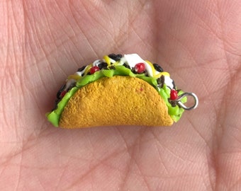 Taco Knitting stitch marker/ progress marker miniatures