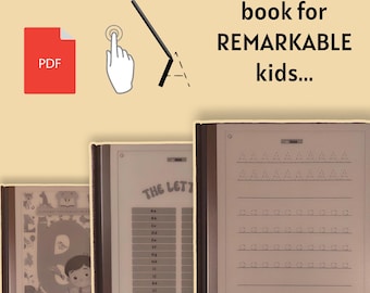 reMarkable 2 Kids Handwriting Practice: English Alphabet Tracing (PDF)