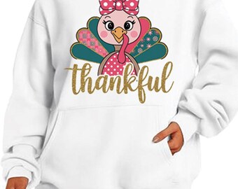 Kleurrijk flirt Turkije png Thanksgiving kalkoen png Glitter Turkije boog png Thanksgiving sublimatie herfst coquette png
