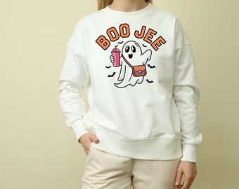 Boo- Jee Tshirt Fall Halloween Inspired PNG, Design Download Print, Cute Ghost Digital Design, Funny, Halloween Design, Sublimation, DTF