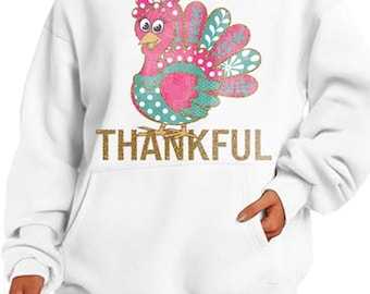 Kleurrijk flirt Turkije png Thanksgiving kalkoen png Glitter Turkije boog png Thanksgiving sublimatie herfst coquette png