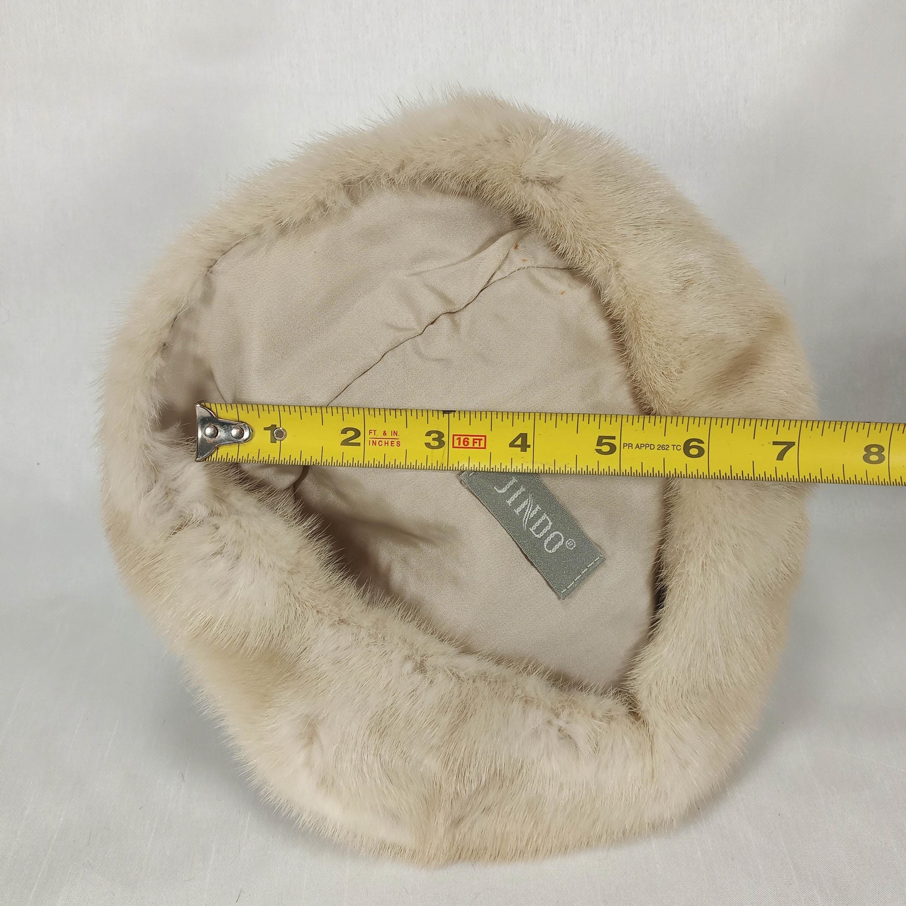 1960s Vintage Tourmaline Blond Mink Fur Hat by Jindo - Etsy display picture 1