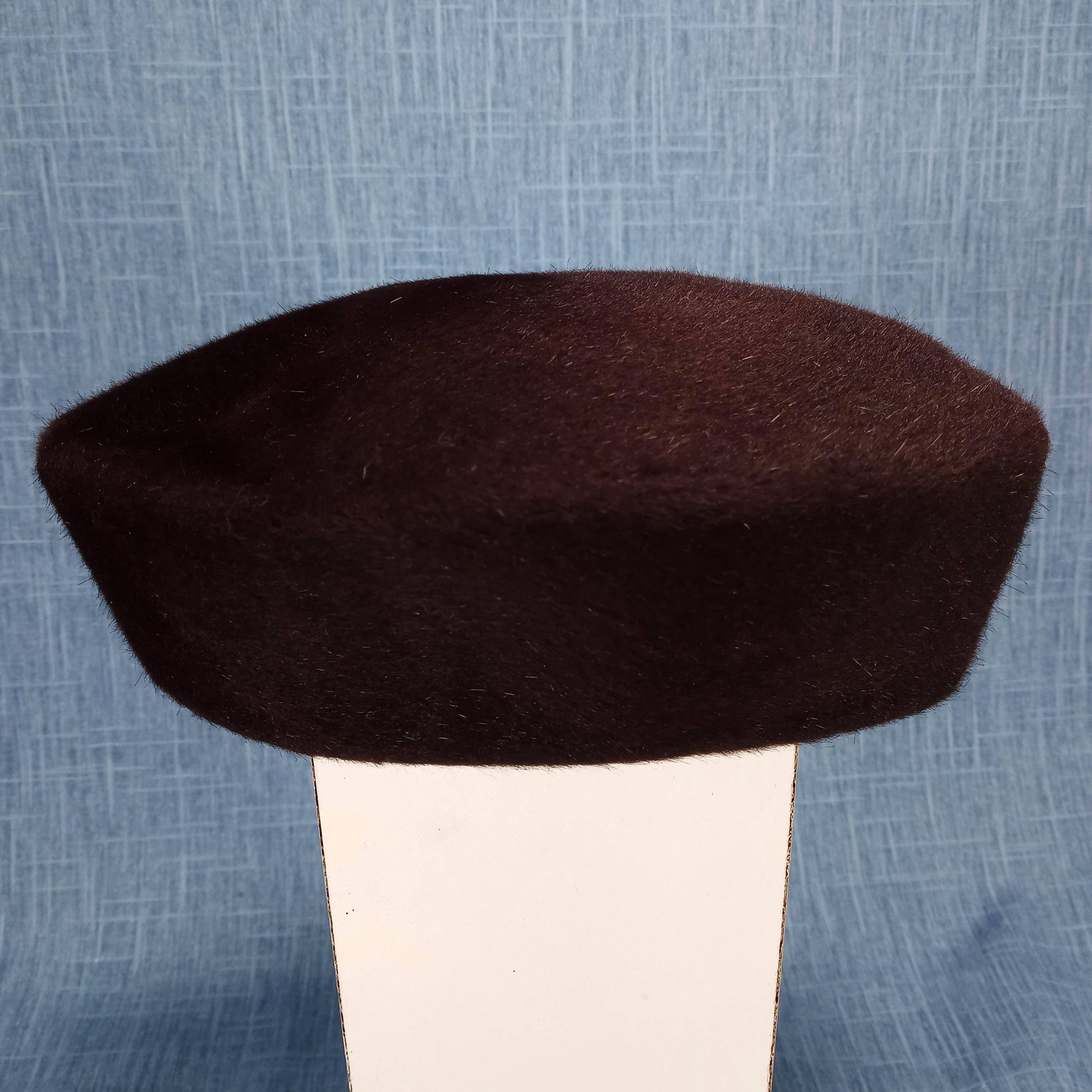 Lot of 2 VTG Frederick & Nelson Women\'s Felt Cloche Hats Ivory Brown Embellished Hat Frederick & Nelson - Etsy main image 3