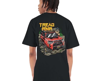 StayBacon X Tread_RNR - Men's Oversized Heavyweight Crewneck T-Shirt | Shaka Wear SHMHSS