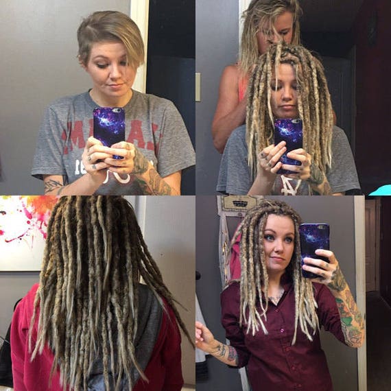 how to attach synthetic dreads