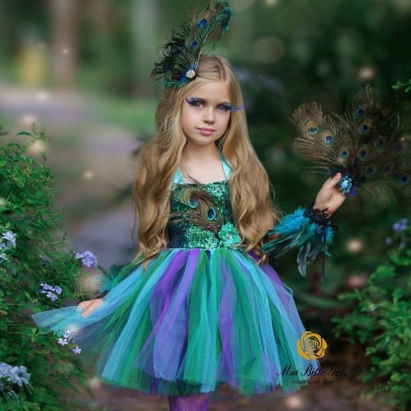 Fairy Peacock Tutu Dress
