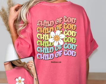 Child of God Women's T-Shirt | Inspirational Christian T-Shirt | Faith | Religious Apparel | Bible Verse | God | Christian | Shirt | Kids