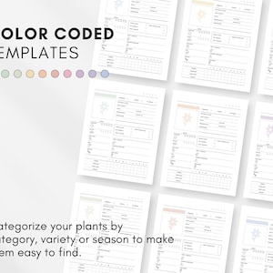Designed as a complete plant tracker and harvest tracker, this printable template helps families manage their garden from seed to harvest. The annual sowing and transplant schedule keeps your gardening plans clear and organized.