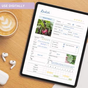 This garden planner printable works as a detailed plant log sheet for indoor and outdoor plants. Track sunlight, watering, soil preferences, and seasonal planting timelines with a clean, family-friendly layout.