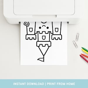 Printable kawaii ice cream coloring page for kids.
Fun and sweet summer treats come to life with cute faces that make coloring extra exciting.