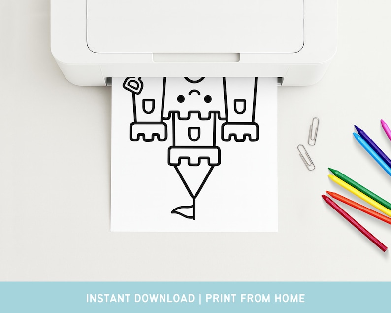 Printable kawaii ice cream coloring page for kids.
Fun and sweet summer treats come to life with cute faces that make coloring extra exciting.