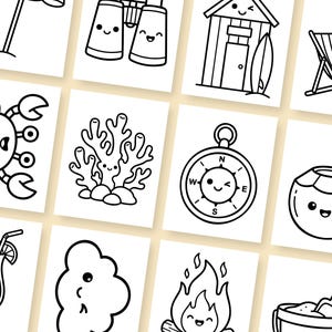 Summer vacation coloring pages for kids printable.
Perfect for travel or home use, these pages keep kids entertained during summer adventures.