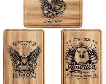 Lasergravure SVG-bundel Amerika 250-jarig jubileum | 1776-2026 VS adelaar ontwerpt decoratie voor onafhankelijkheidsdag