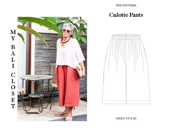 Culottes, Size US 2-24, Culottes