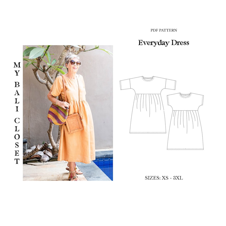 Everyday Dress, XS-3XL, Sleeves, Pockets image 1