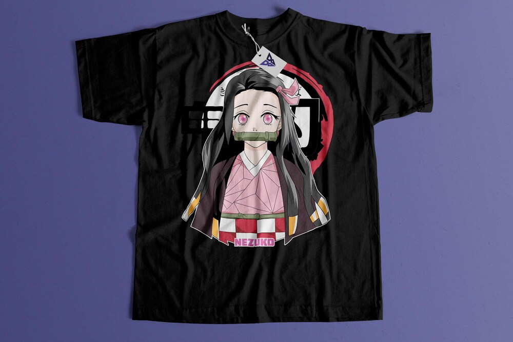 Demon Slayer Shirt Unisex Nezuko Manga Shirt Anime Shirt Otaku Shirt Demon Slayer Tshirt Graphic Anime Demon Slayer Tee Manga Shirt Nezuko Animood Collections