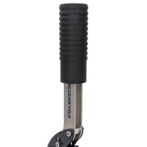 May include: A black and silver gear shifter with a black foam grip. The shifter has the text "HEUSINKVELD" printed on the side.