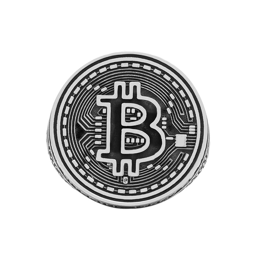 Solid Silver Bitcoin - Etsy