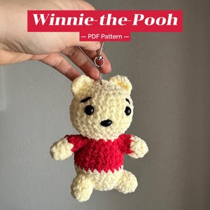 Winnie the Pooh Inspired Plush Toy – DIY PDF Crochet Pattern