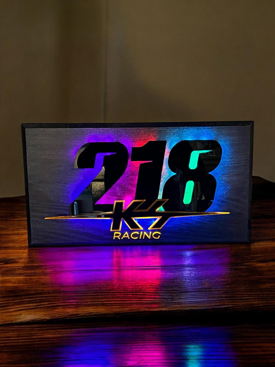 Custom LED Logo Sign | Personalized Backlit Sign Made From Wood ...