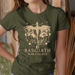 Drachenreiter Shirt Komfort Farben, Basgiath War College Vierter Flügel T-Shirt, Bücherwurm Bekleidung, Xaden Riorson Geschenk, Violet Sorrengail Shirt
