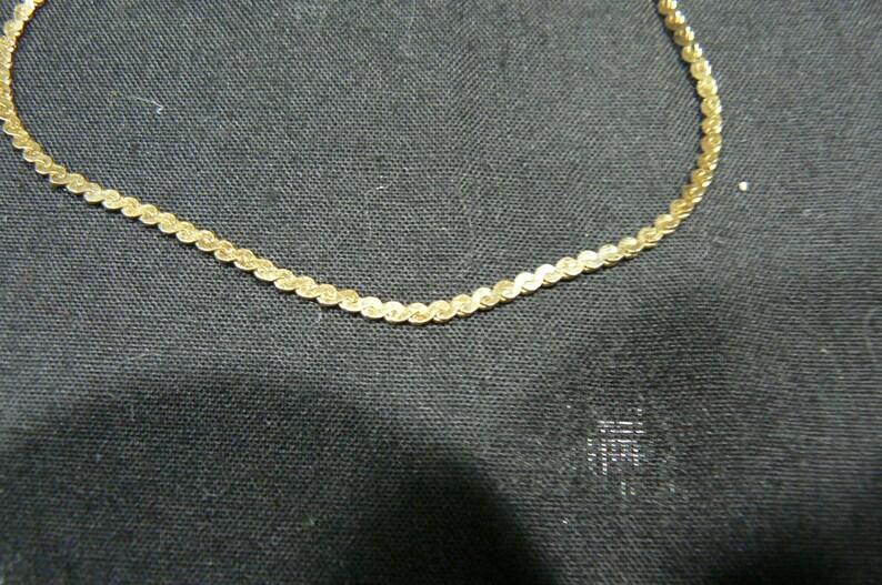 Vintage Monet Gold Tone Flat Chain link Bracelet with a Safety Chain