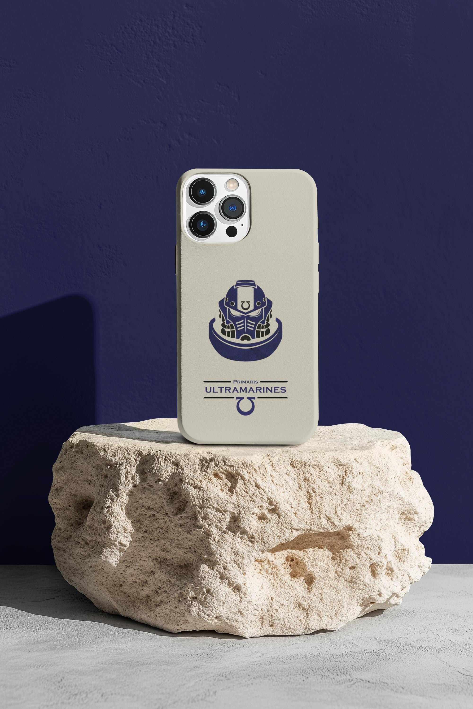 Ultramarines Primaris Handyhülle, Tabletop Spiel Armee Symbol, Geschenk für Gamer