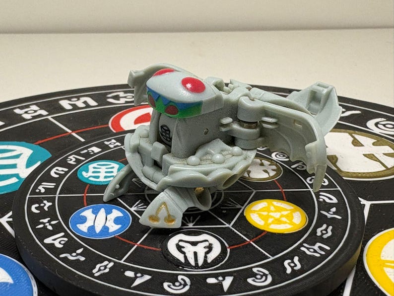 Bakugan Elfin Attributo cambio Gray Haos Raro Battle Brawlers - SPEDIZIONE VELOCE immagine 1