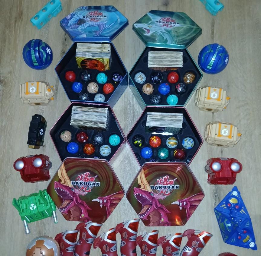Bakugan Huge Lot Cheap BakuBox and Sealed ones and many extras Special Bakutin Bakublaster XXL Bakugan Deka - Fast Shipping