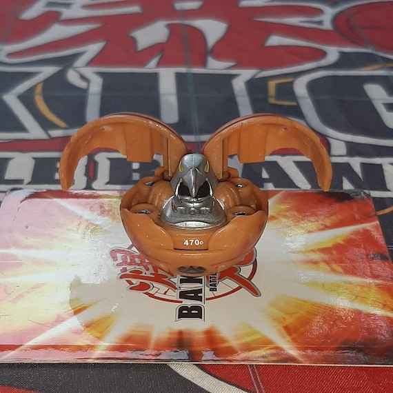 Bakugan Battle Brawlers Red Brown Pyrus Ravenoid 470G BAKUFLIP