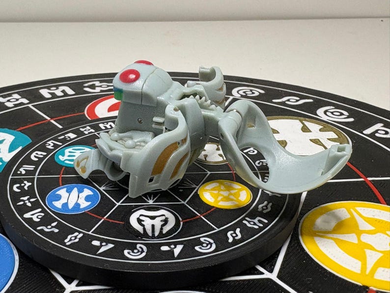 Bakugan Elfin Attributo cambio Gray Haos Raro Battle Brawlers - SPEDIZIONE VELOCE immagine 2
