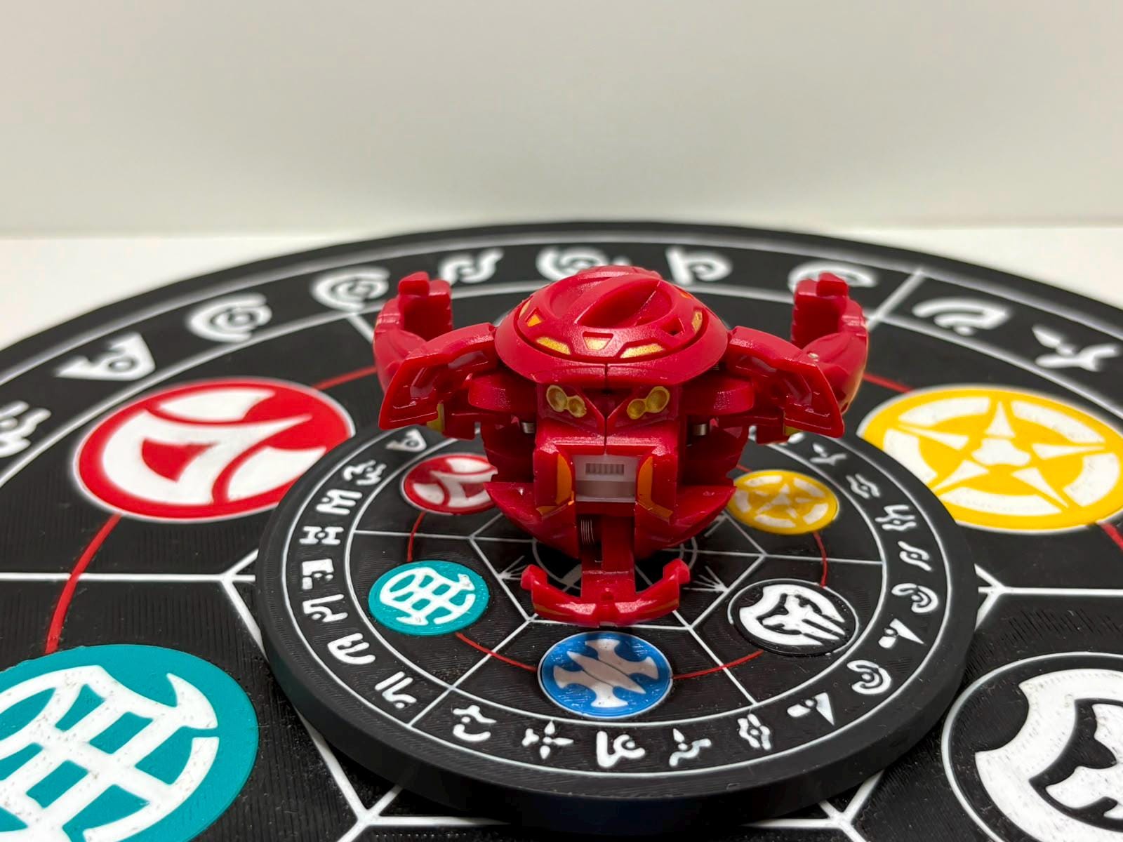 Bakugan Red Pyrus Quakix Gorem Gundalian Invaders G-power 850g