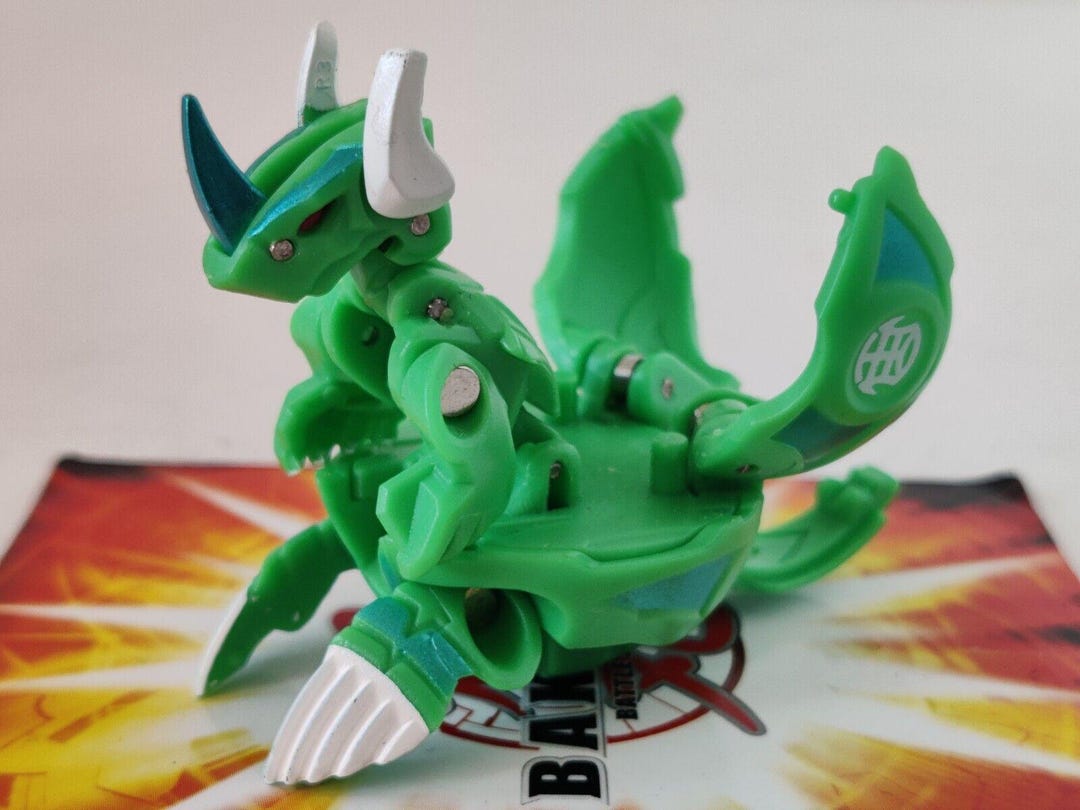 Bakugan Gundalian Invaders Green Ventus Helix Dragonoid 720G