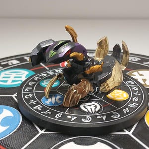 爆丸 Baku-Tech BTC-52 Darkus Seis Tavanel Bakugan Bakutech Darkus Seis Tavanel Metal Cross MG Rare Japan