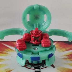Bakugan Battle Brawlers Hammer Gorem Bakuflip Green Aquos 350G Fast Shipping