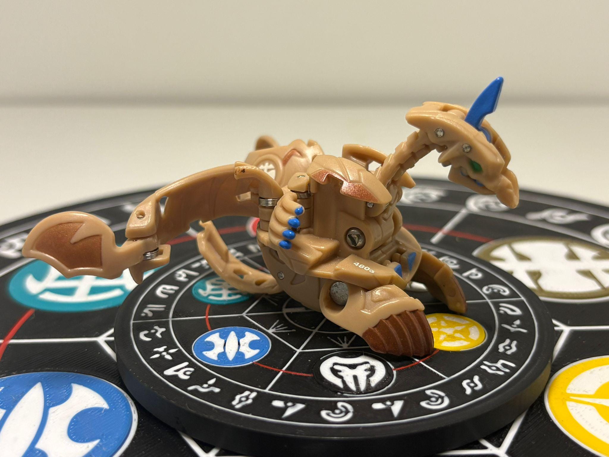 Bakugan Viper Helios 480g Tan Subterra Rare Battle Brawlers - Fast