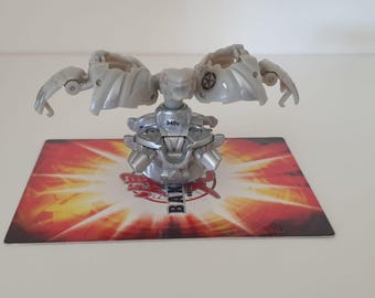 Bakugan Bolcanon 850g Battle Brawlers Mechtanium Surge Gray Haos - Fast Shipping