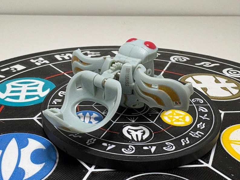 Bakugan Elfin Attributo cambio Gray Haos Raro Battle Brawlers - SPEDIZIONE VELOCE immagine 3