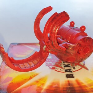 Bakugan Dual Elfin Red Pyrus 560G Battle Brawlers Bakusteel - Fast Shipping image 4
