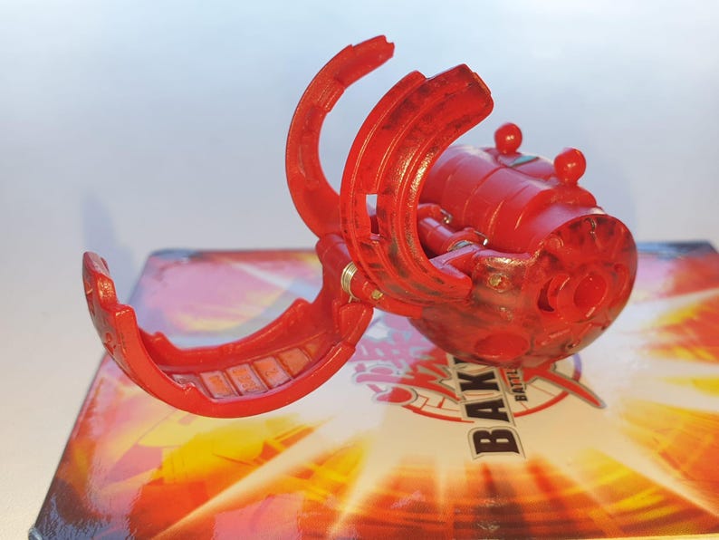 Bakugan Dual Elfin Red Pyrus 560G Battle Brawlers Bakusteel - Fast Shipping image 4