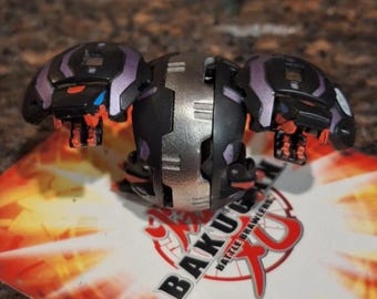 Bakugan Battle Brawlers B2 Darkus Dual Hydranoid 610g Extremely Rare CUSTOM DIECAST RING