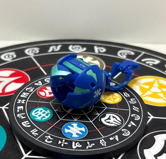 Bakugan Rattleoid 500g Blue Aquos BATTLE BRAWLERS Rare - Free
