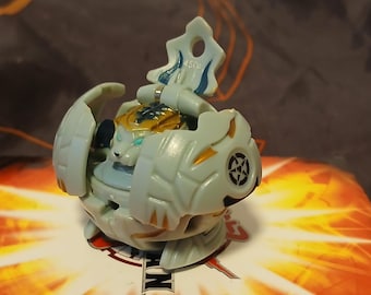 Bakugan Tigrerra 510g Gray Haos BATTLE BRAWLERS Rare - Fast Shipping