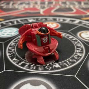 Bakugan Battle Brawlers B1 Red Pyrus Preyas Gacha Baku Very Rare 380g - Fast Shipping