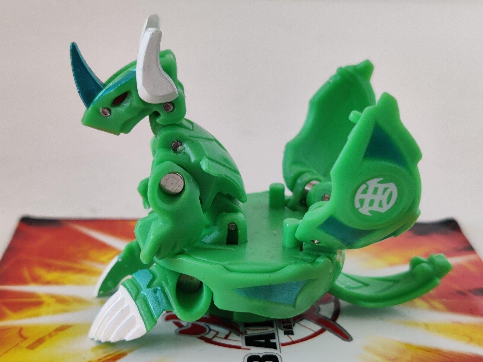 Bakugan Gundalian Invaders Green Ventus Helix Dragonoid 720G