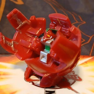Bakugan Pyrus Laserman 460g Battle Brawlers Rare - Fast Shipping
